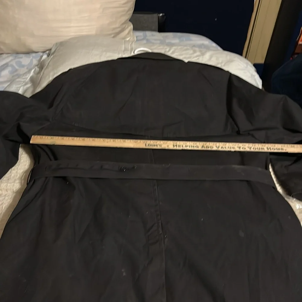 Men's Black Military Field Coat - Picture 6 of 8